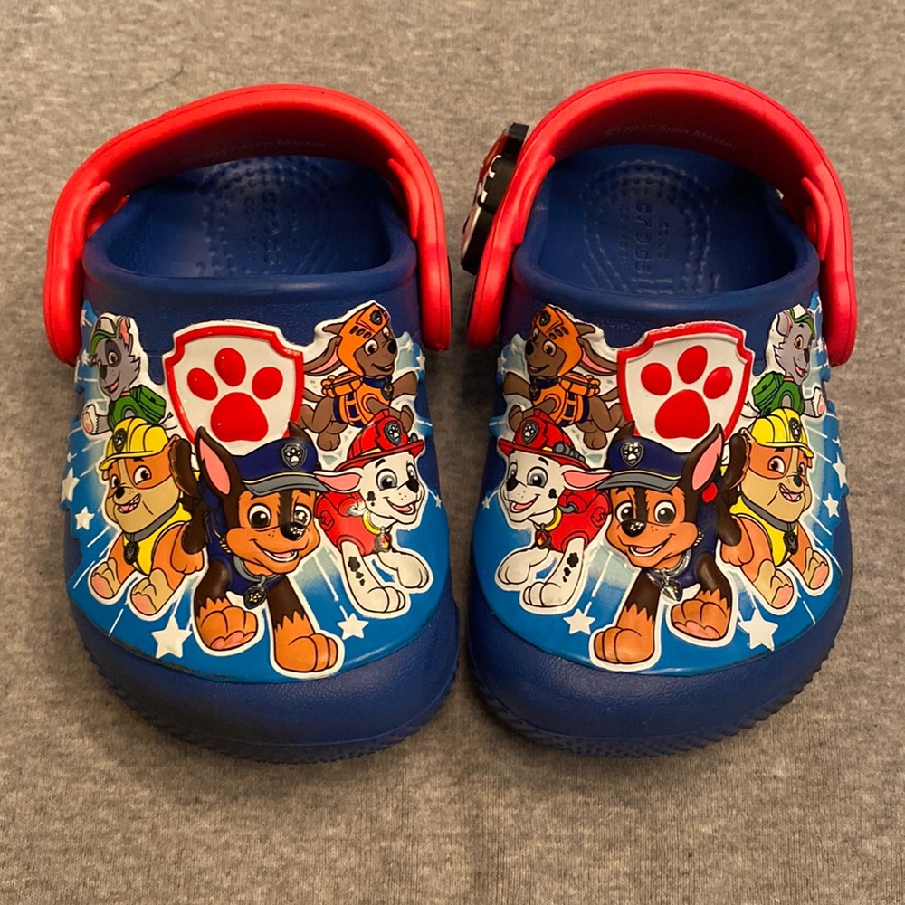 Crocs Paw Patrol NWOT Size 4 Toddler